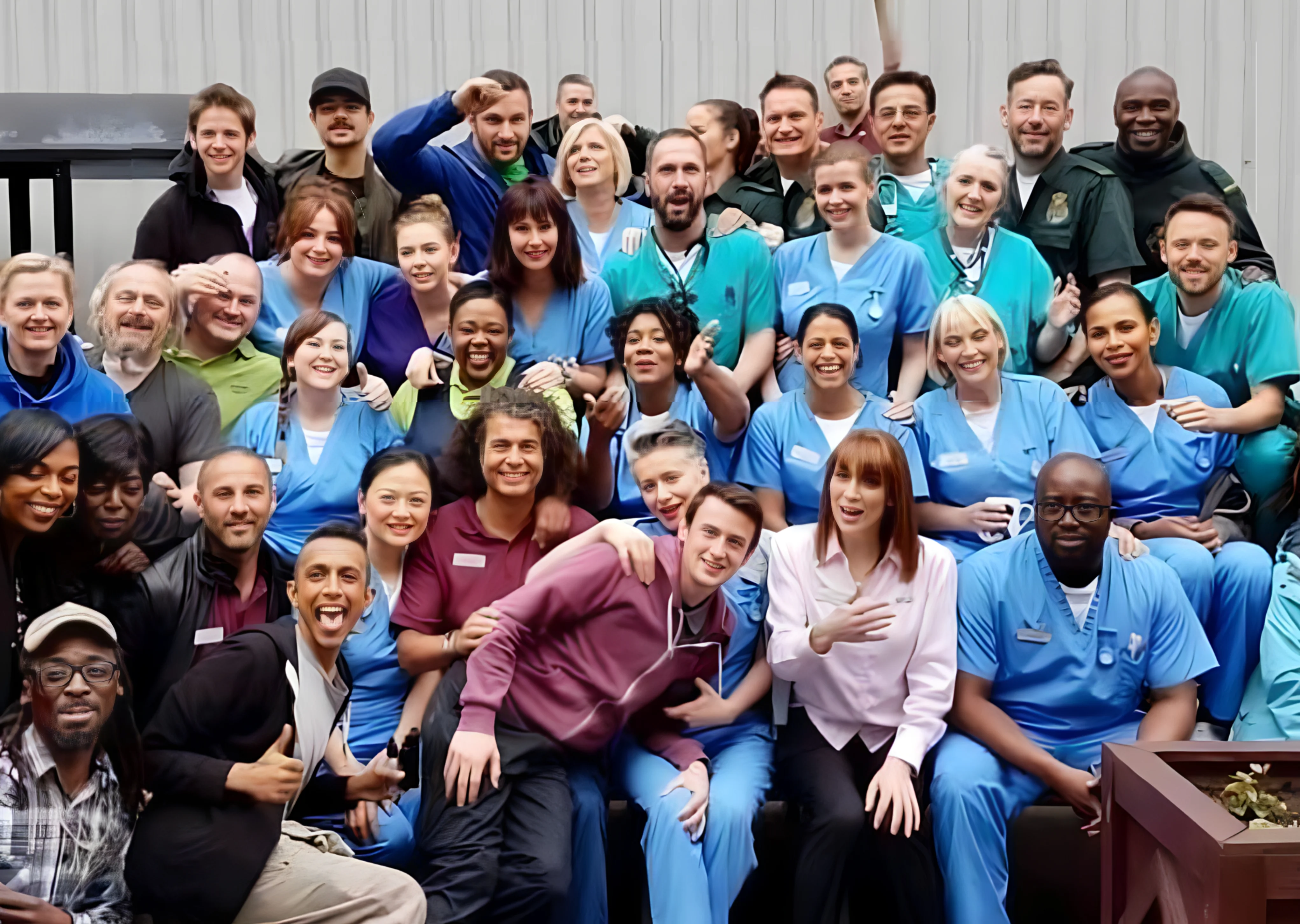 Phoenix Cast behind the scenes on Casualty